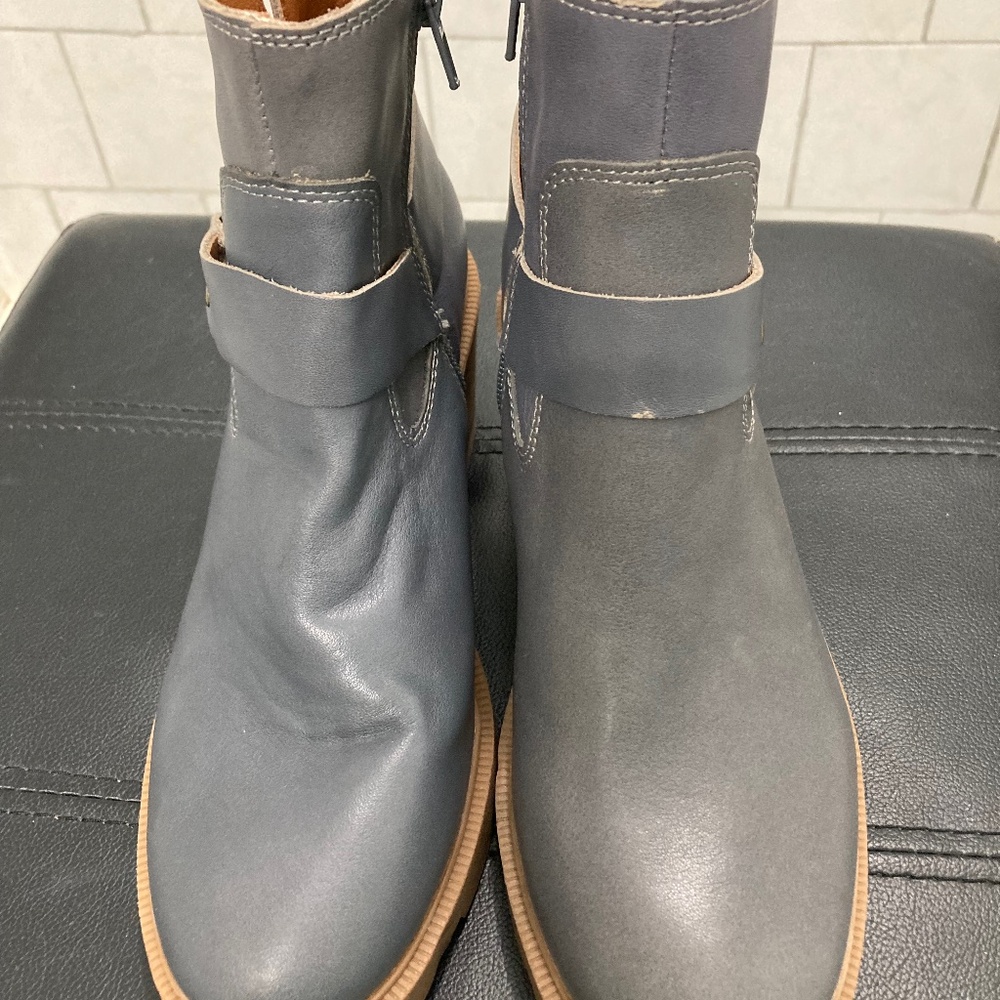 Guess Gray Ankle Boots Booties